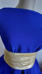 Jacquard Albastru Regal MAT1121